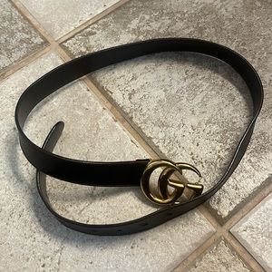 Gucci Belt Brown with Gold Hardware